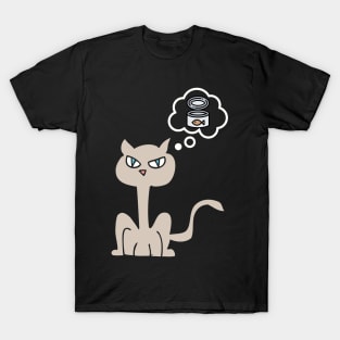 Hungry cat wants tuna T-Shirt